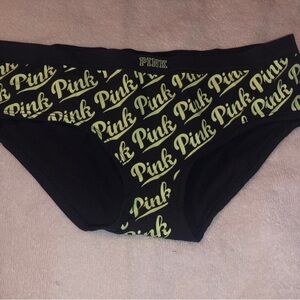 NWOT PINK Victoria’s Secret extra low rise hipster.  Rare & HTF. Dark gray